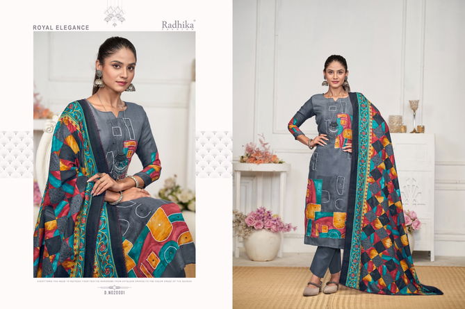 Rehnuma By Radhika Pashmina Printed Dress Material Wholesale Price In Surat
